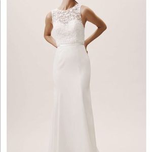 BHLDN Jenny Yoo Winslet Gown Ivory